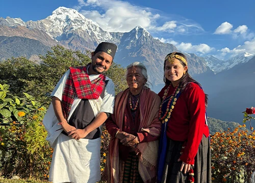 Mountain ranges from ghandruk is amazing
