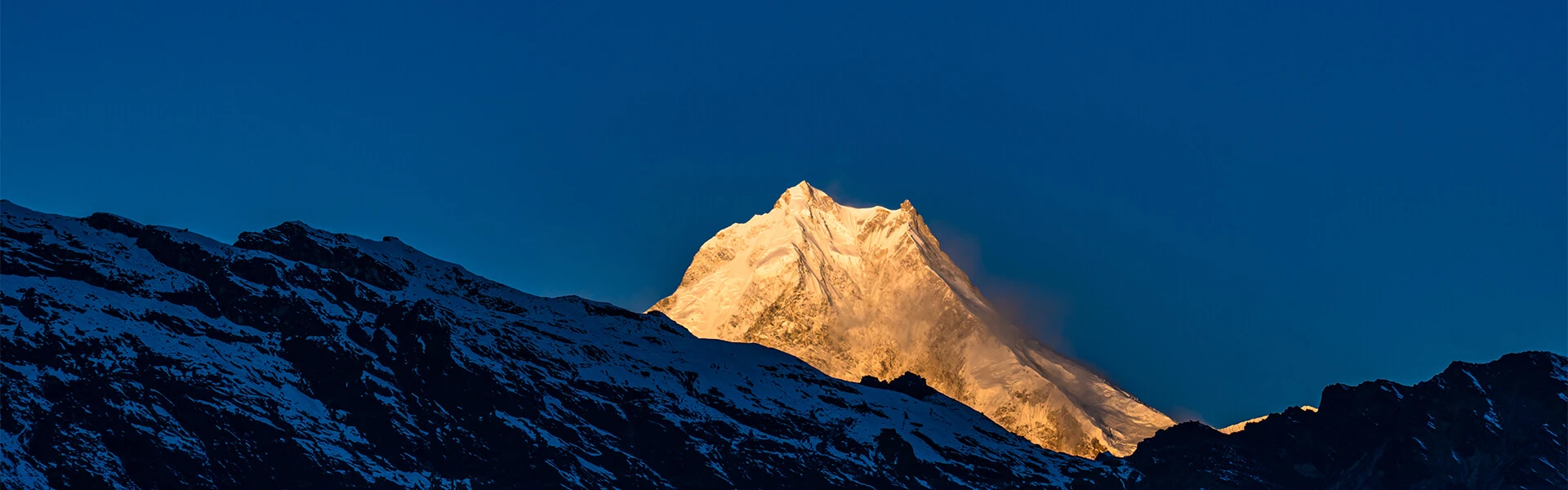 Best view of mt manaslu from sylla village