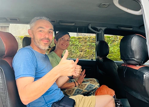 Happy mood for adventurous ride up to surkey