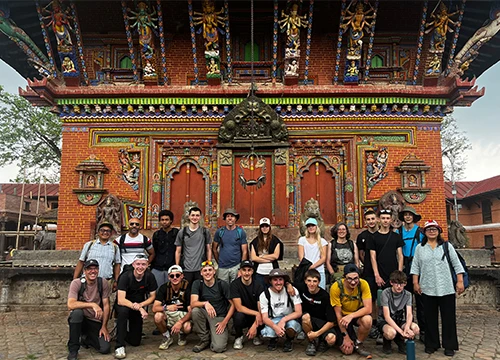 Group photo at chagunarayan Temple