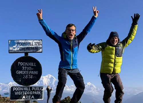 Summit smiles at Poon Hill