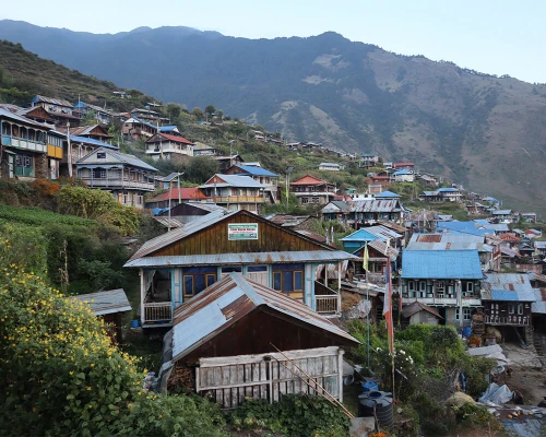Beautiful Thuman Village Tamang Heritage Trek