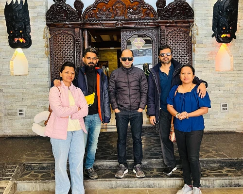 Clients With Company Ceo Farewell Photo