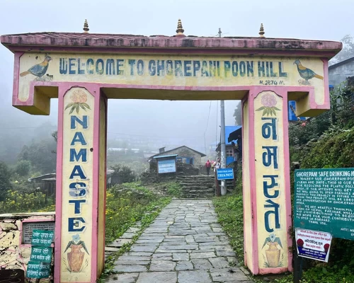 Ghorepani Entry Gate ()