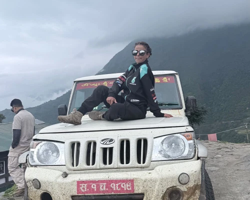 Jeep Ride To Manang