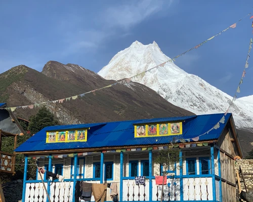 Manaslu From Shylla Village
