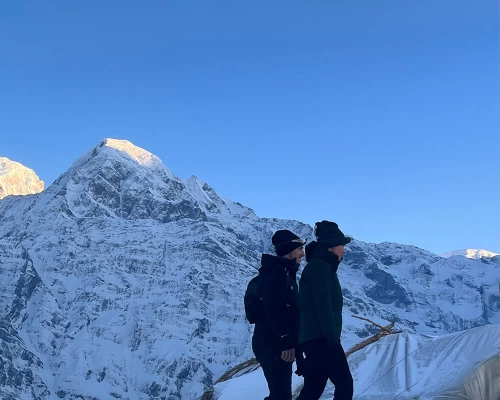 Mardi View Point Annapurna South On Frame ()