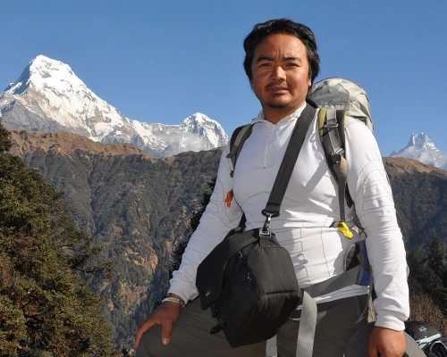 Our Guide At Ghorepani