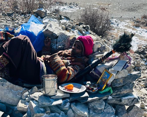 Sadhu At Muktinath