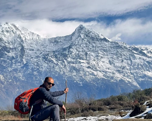 View Of Annapurna South