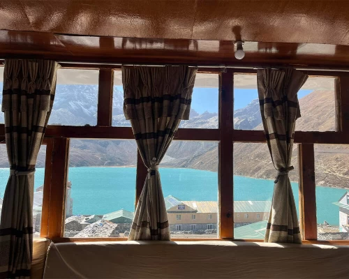 View Of Gokyo From Teahouse ()