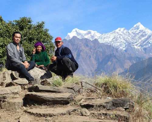 With Local Manaslu Region